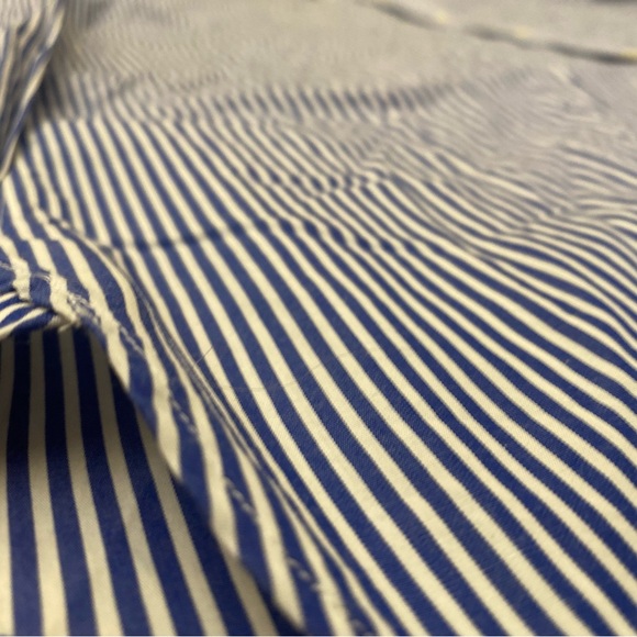 RALPH LAUREN Dress Shirt (16.5, Blue/White, Cotton) - Picture 3 of 4